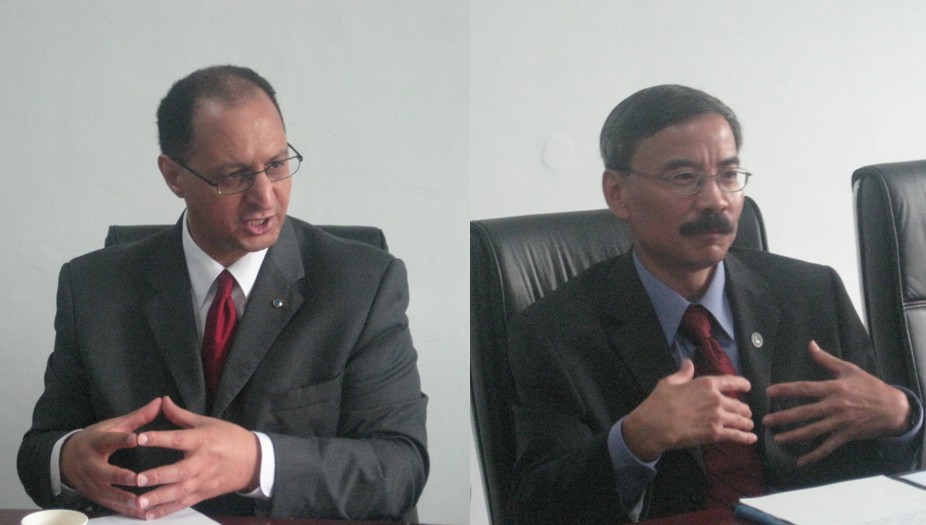 印第安纳州立大学代表表达合作意向