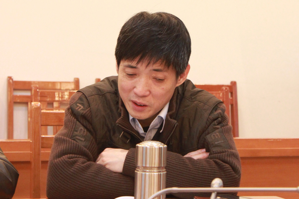 詹文都处长总结上学期教学督导工作